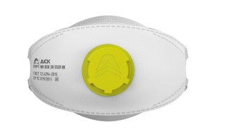 Полумаски фильтрующие длязащиты от аэрозолей DSK 5520 НК с клапаном, класс защиты FFP1.(уп/30шт)