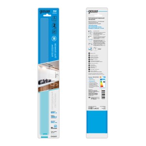 Светильник сенсорный Gauss модель E 6W 600lm 4000K 170-260V 500mm PIR 1/10/40