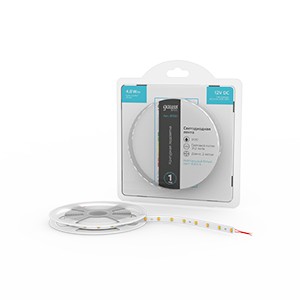 Лента Gauss Basic LED 2835/60 12V 4,8W/m 312lm/m 4000K 8mm IP20 2m 1/100
