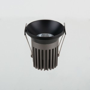 25026/LED / Встраиваемый светильник 7W 4200K BK черный