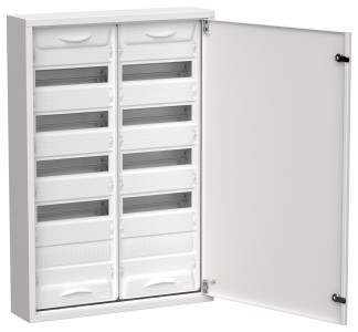 TITAN 5 Корпус металлический ЩРн-120 (2х60) 835х570х140мм IP31 белый (одна дверь) IEK