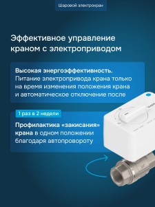Защита от протечек Welrok Base+ S нерж. DN25 (1")