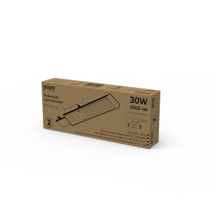 Светильник Уличный Gauss LED Avenue G2 IP65 316*130*57 30W 3000lm 3000K 190-250V КСС Ш 1/20