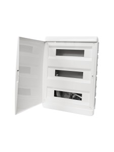 TEKFOR Корпус пластиковый ЩРВ-П-54 IP41 белая дверь IEK