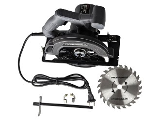 Пила циркулярная E0265 PROFIPOWER ДП-185 (1200Вт, 5500об/мин, диск 185х20мм, пропил 47/61мм, 45°)