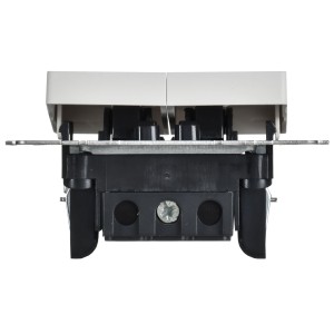 BRITE Выключатель жалюзи 10А ВС10-1-5-БрАБ арктический белый IEK