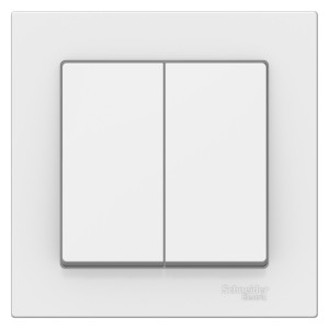 ATLASDESIGN 2-клавишный ВЫКЛЮЧАТЕЛЬ, сх.5, 10АХ, в сборе, ЛОТОС