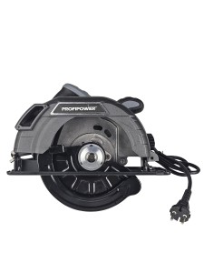 Пила циркулярная E0266 PROFIPOWER ДП-185B (1400Вт, 5500об/мин, диск 185х20мм, пропил 42/60мм, 45°)