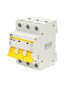 KARAT Автоматический выключатель ВА47-29 3P D 63А 4,5кА IEK