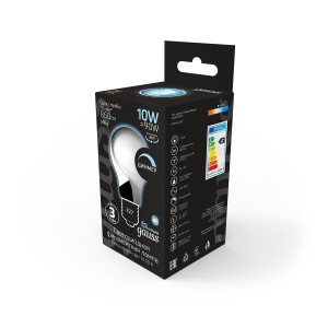 Лампа Gauss Filament А60 10W 860lm 4100К Е27 milky LED 1/10/40