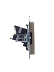 BRITE Розетка компьютерная RJ45 кат.5E РК10-БрШ шампань IEK