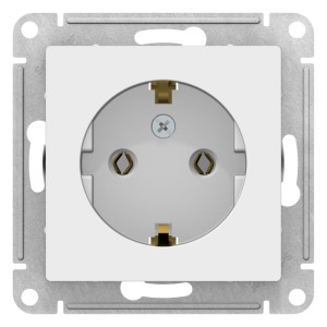 ATLASDESIGN РОЗЕТКА с заземлением без шторок, 16А, механизм, ЛОТОС