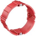 OBO-Bettermann - Кольцо ZU 24-PR для подрозетников, для компенсации толщины ГКЛ или слоя штукатурки, Ø60, h=24mm, с винтами, красный, полистирол - Артикул: 2003744