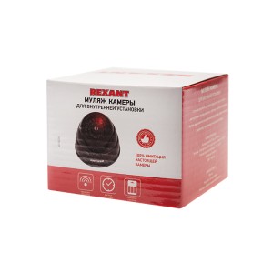 Муляж камеры, внутренний, купольный, черный REXANT