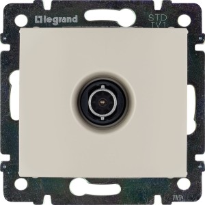 VALENA Розетка TV тип звезда слоновая кость