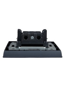 BRITE Выключатель 2-клавишный 10А в сборе ВСР10-2-0-БрМ маренго IEK
