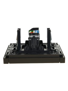 FORTE&PIANO Розетка компьютерная RJ45 кат.5E FP332 серый IEK