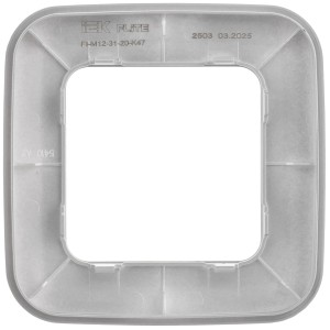 FLITE Рамка 1-местная РУ-1-А-ФлА алюминий IEK