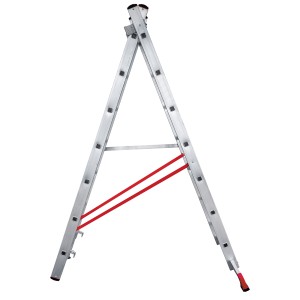 Лестница 2х 7 двухсекционная ал. профессиональная, серия NV322 Новая высота