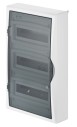 Щит навесной ECO BOX 3x12M, N/PE 4x 6x16+3x10mm2, дымчатая пласт. дверь, белый RAL9003, 560x354x107mm, IP40