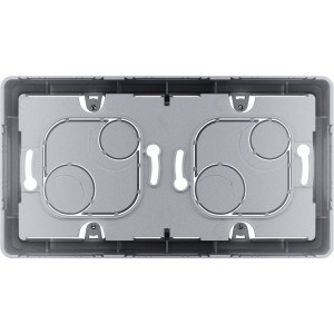 Inspiria - Коробка для наклад. монтажа 2поста (алюминий)