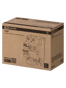 УЗДП с авт. выкл. 1P+N 50А 6кА х-ка С TDM
