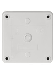 Корпус КП101 c козырьком для кнопок, 1 место, ABS желтый, IP66 TDM
