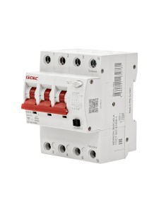 Дифавтомат YON max типа MDR, 3P+N, 30mA, 40A, хар-ка C, 6kA, тип A DKC