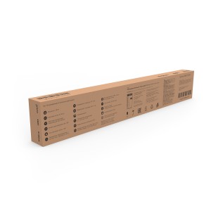 Светильник офисный Gauss 36W 3100lm 4000K IP20 1200*180*19мм призма LED 1/4