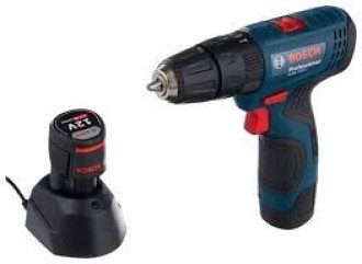 Шуруповерт GSR 120-LI аккумуляторный (30Nm / 2*2.0Ah / Кейс), BOSCH