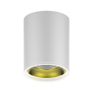 Светильник Gauss Overhead накл цил 12W 900lm 3000K 170-240V IP20 79*100мм белый золото LED 1/30
