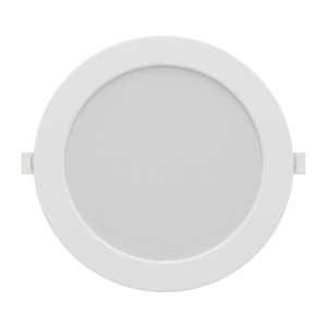 06-164 Панель светодиодная встраиваемая, 3 ССT, 24Вт, 230В/50Гц, 1920лм, 3000-4000-6500К, IP44, Ø225х26мм, круг, белый, посадочное отверстие Ø 190-210мм