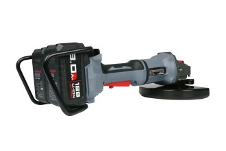 Аккумуляторная бесщеточная УШМ E0234 PROFIPOWER Серия 40B 40B-230 (40В, 230мм, Li-ion-2шт, 8.0Ач, 0-6000об/мин, З/У)