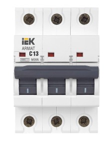 ARMAT Автоматический выключатель M06N 3P C 13А IEK