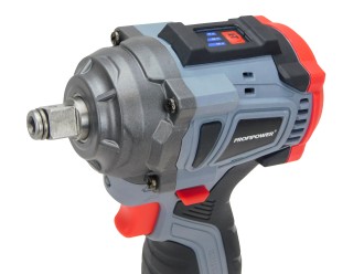 Аккумуляторный бесщеточный ударный гайковерт E0212 PROFIPOWER BL-163 (16В, 260Нм, Li-ion 2шт, 2.0Ач, ударные головки 17,19,21, З/У,в кейсе)