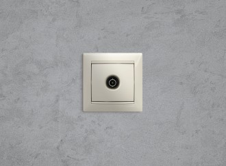 VALENA Розетка TV тип звезда слоновая кость