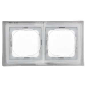 FLITE Рамка 2-местная IP55 Рпро-2-55-ФлА алюминий IEK