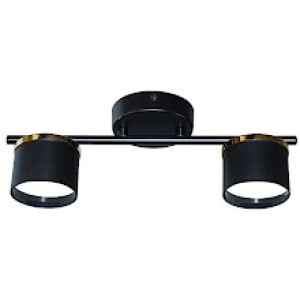 Светильник F60309/2 черный/золото