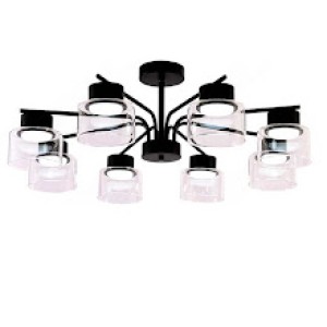 Светильник X-GX53 1084/8 чёрный