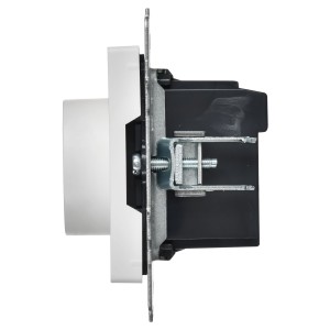 BRITE Термостат электронный с индикацией ТС10-1-БрАБ арктический белый IEK