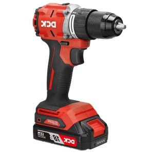 Дрель-шуруповерт аккум бесщеточная DCK KDJZ2060 18В, 2*2а/ч, 60нм, кейс