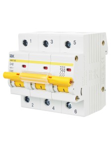 KARAT Автоматический выключатель ВА47-100 3P D 40А 10кА IEK