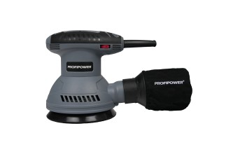 Эксцентриковая шлифовальная машина E0273 PROFIPOWER МШЭ-350 (до 14000 об/мин, диск 125 мм, кабель 2м, в коробке)