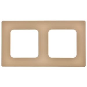 FLITE Рамка 2-местная РУ-2-К-ФлХ хаки IEK