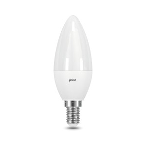 Лампа Gauss Свеча 7W 590lm 6500К E14 диммируемая LED 1/10/100