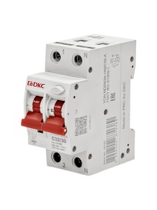 Дифавтомат YON max типа MDR, 1P+N, 30mA, 32A, хар-ка C, 6kA, тип А DKC