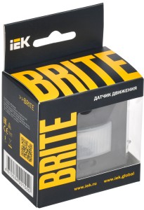 BRITE Датчик движения ДС10-1-БрГ графит IEK