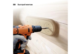 Накладка на бревно деревянная универсальная овал НБУ 1Пх4 92х319 мм, береза TDM
