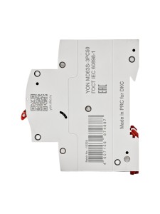 Автоматический выключатель YON max типа MD63S, 4,5кА, 3 полюса, хар-ка C, 50А DKC