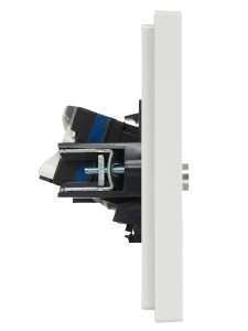 FORTE&PIANO Розетка двойная TV+RJ45 кат.6 FP237 белый IEK